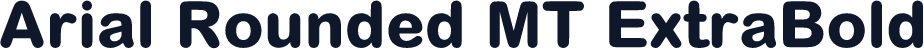 Arial Rounded MT ExtraBold
