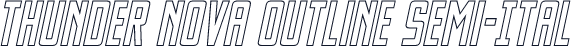 Thunder Nova Outline Semi-Ital