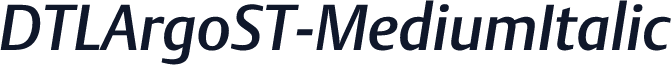 DTLArgoST-MediumItalic