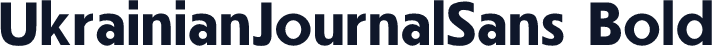 UkrainianJournalSans Bold