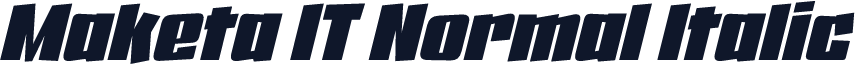 Maketa IT Normal Italic
