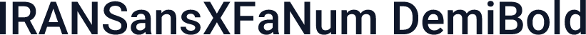 IRANSansXFaNum DemiBold