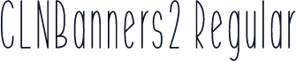 CLNBanners2 Regular