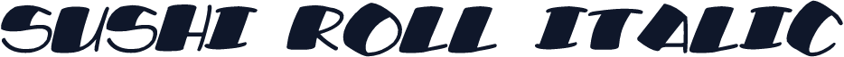 Sushi Roll Italic