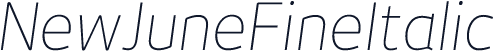 NewJuneFineItalic