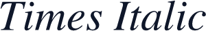 Times Italic