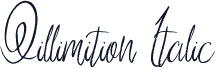 Qillimition Italic