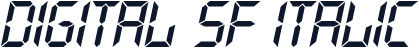 Digital SF Italic