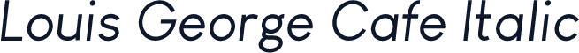 Louis George Cafe Italic