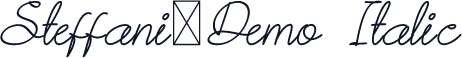 Steffani-Demo Italic
