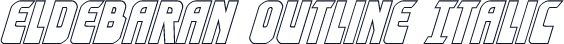 Eldebaran Outline Italic