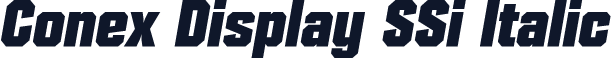 Conex Display SSi Italic