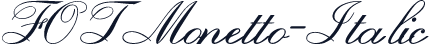 FOTMonetto-Italic
