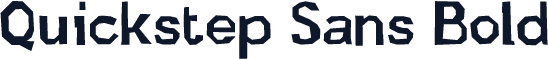 Quickstep Sans Bold