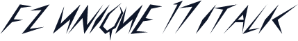 FZ UNIQUE 17 ITALIC