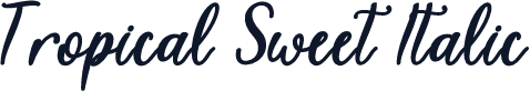 Tropical Sweet Italic