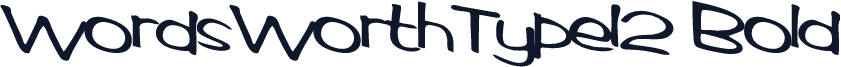 WordsWorthType12 Bold