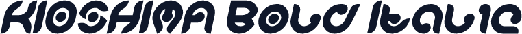 KIOSHIMA Bold Italic