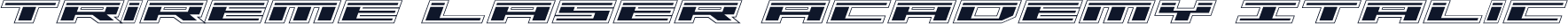 Trireme Laser Academy Italic