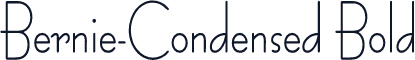Bernie-Condensed Bold
