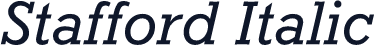 Stafford Italic