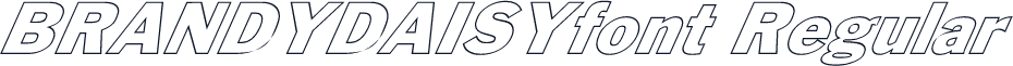 BRANDYDAISYfont Regular