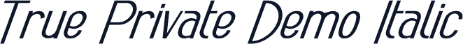 True Private Demo Italic