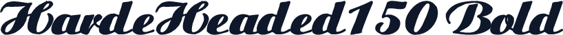HardeHeaded150 Bold