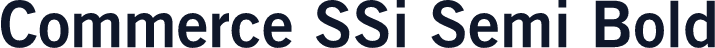 Commerce SSi Semi Bold