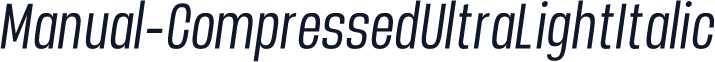 Manual-CompressedUltraLightItalic
