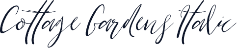 Cottage Gardens Italic