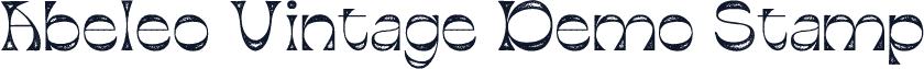 Abeleo Vintage Demo Stamp