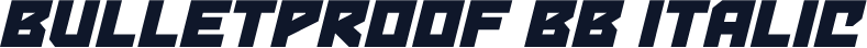 Bulletproof BB Italic