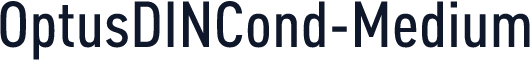 OptusDINCond-Medium
