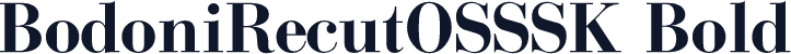 BodoniRecutOSSSK Bold