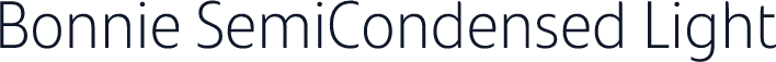 Bonnie SemiCondensed Light