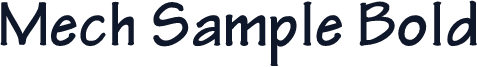 Mech Sample Bold