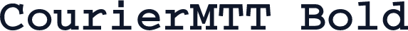 CourierMTT Bold