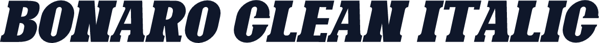 Bonaro Clean Italic