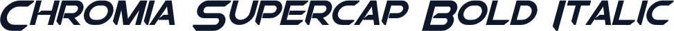 Chromia Supercap Bold Italic