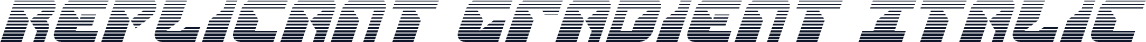 Replicant Gradient Italic