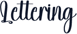 Lettering