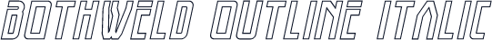 Bothweld Outline Italic