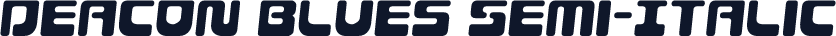 Deacon Blues Semi-Italic