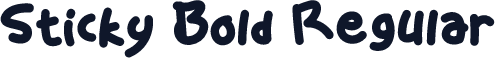 Sticky Bold Regular