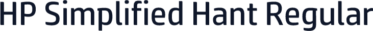 HP Simplified Hant Regular