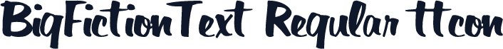 BigFictionText Regular ttcon