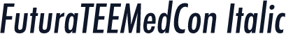 FuturaTEEMedCon Italic