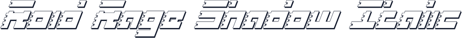 Roid Rage Shadow Italic