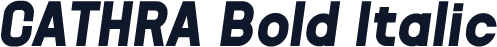CATHRA Bold Italic
